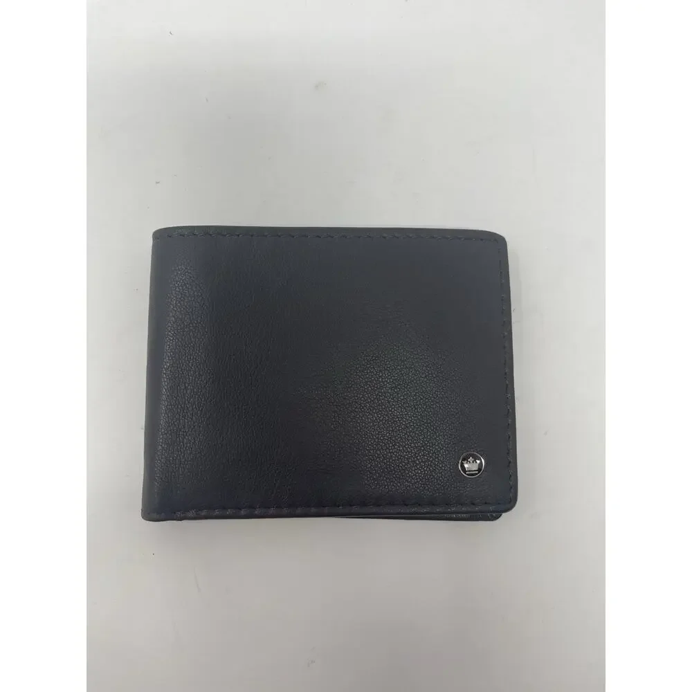 Louis‎ Philippe Men's Brown Texture Leather Bifold Wallet